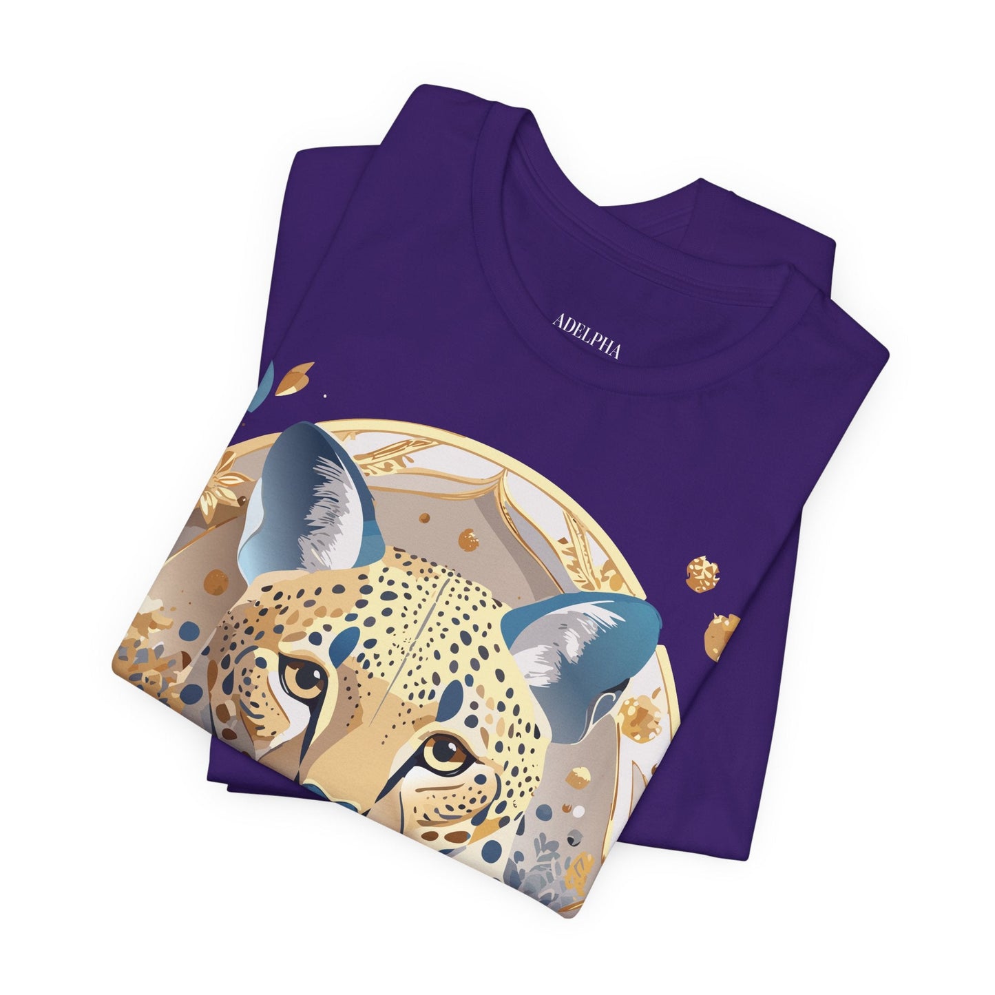 Adelpha Medallion Graphic Tee Unisex Short Sleeve Vintage Inspired Art Design Premium Cotton Jersey