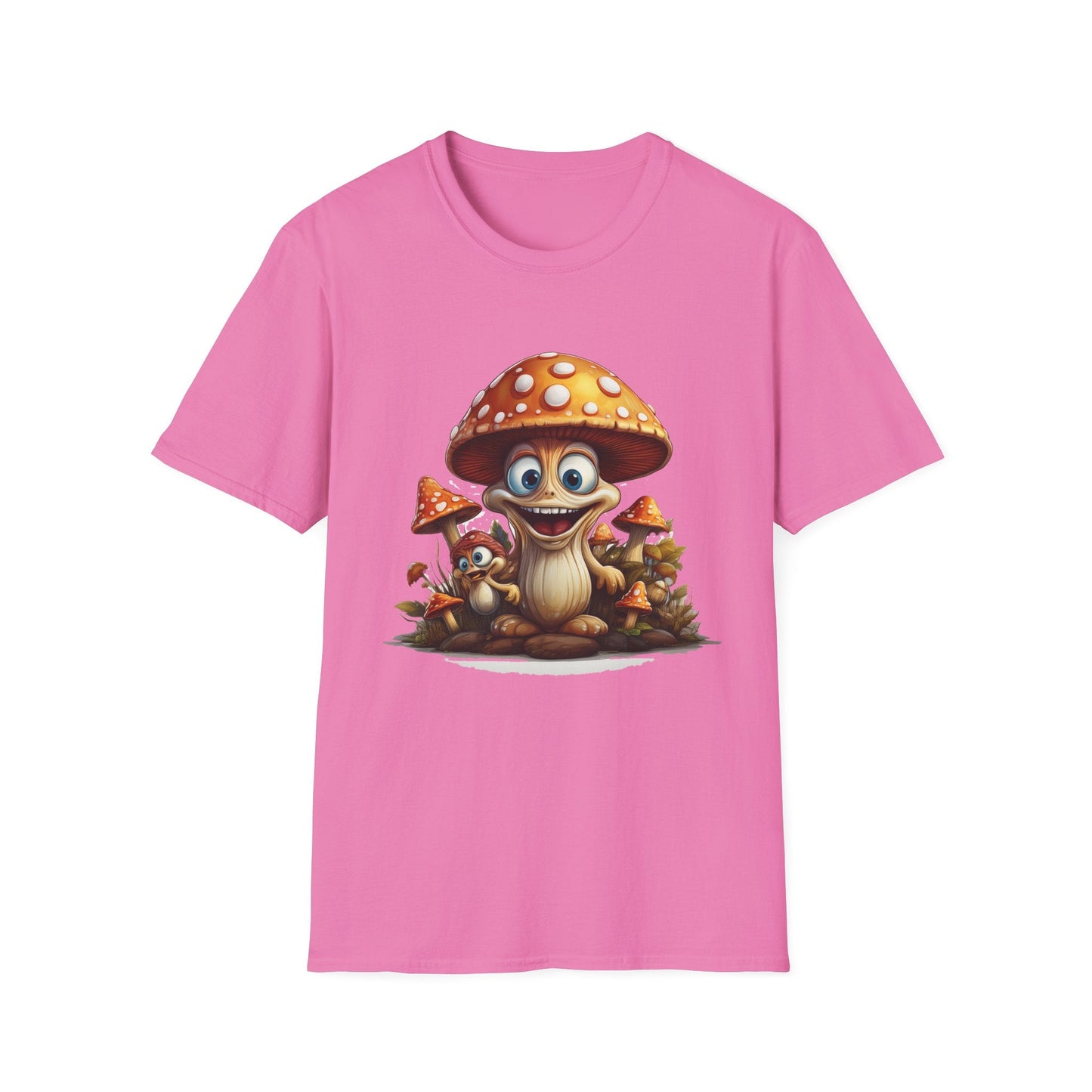 Mashroom Tee Shirt Unisex Softstyle 64000 Comfortable Mushroom Shirt With Funny Fungus Design