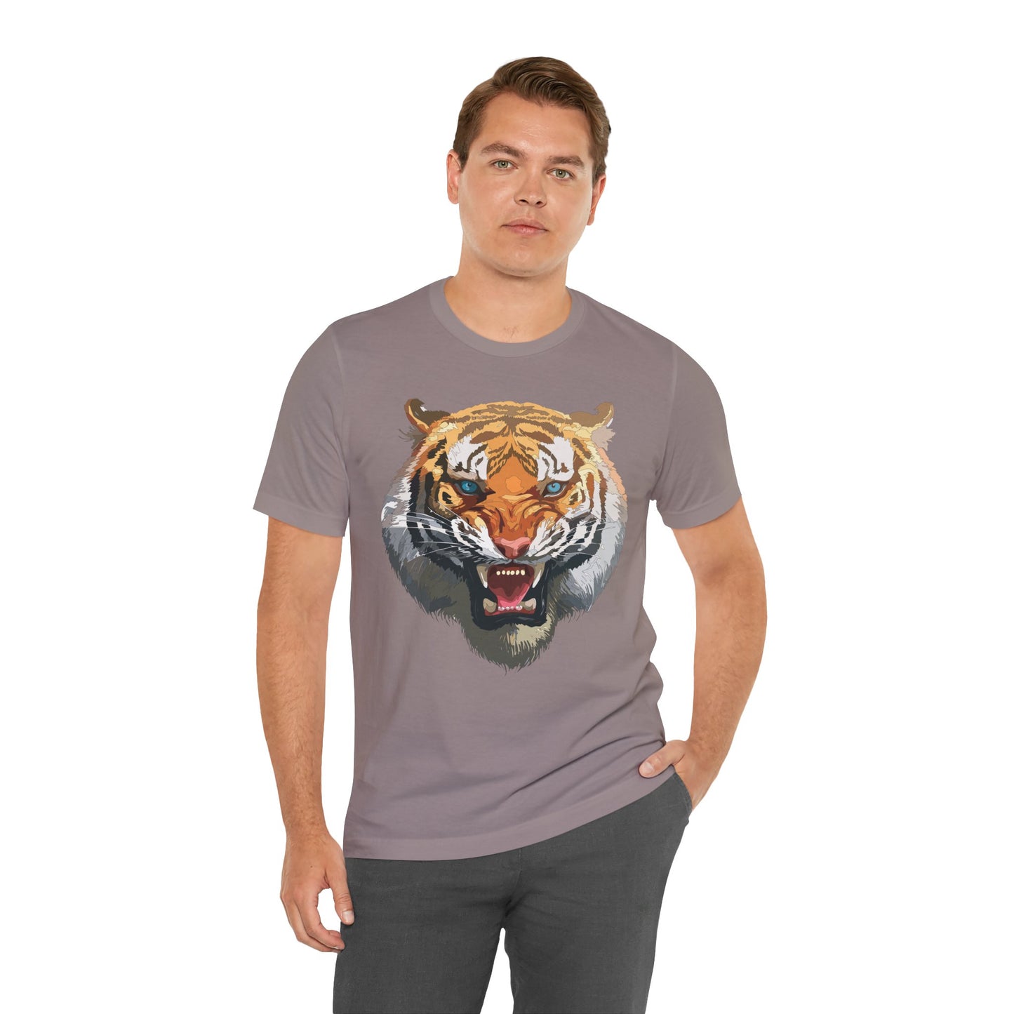 Tiger Shirt, Animal Shirt, T-Shirt with Tiger, Art Design Tee, Wild Animals Tees, Safari T-Shirt, Graphic Design Tee 15