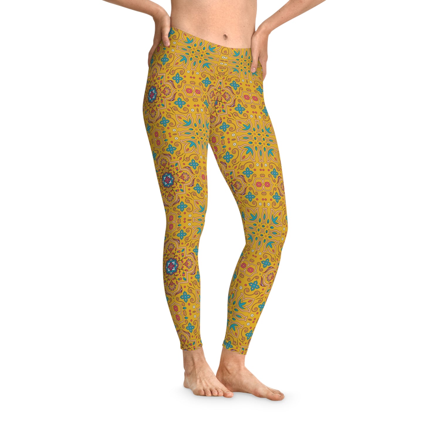 Leggings con estampado tradicional