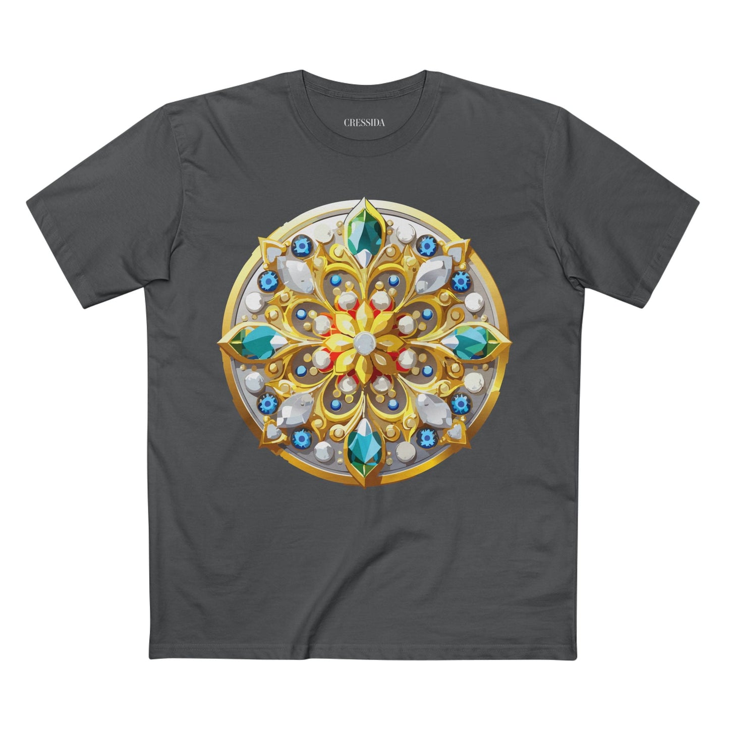 Medallion Graphic T-Shirt Unisex 100 Cotton With Gold Art Design Medal Tee 2