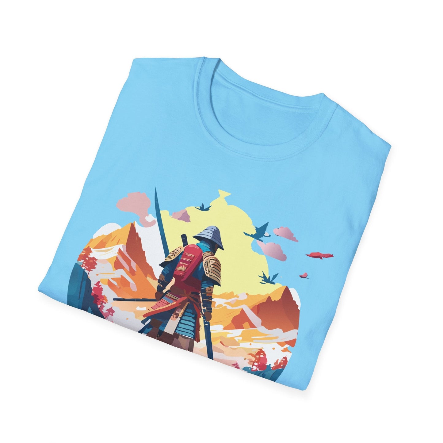 Samurai Shirt Unisex T Shirt Gildan Softstyle 64000 Cotton Tee For Everyday Comfort