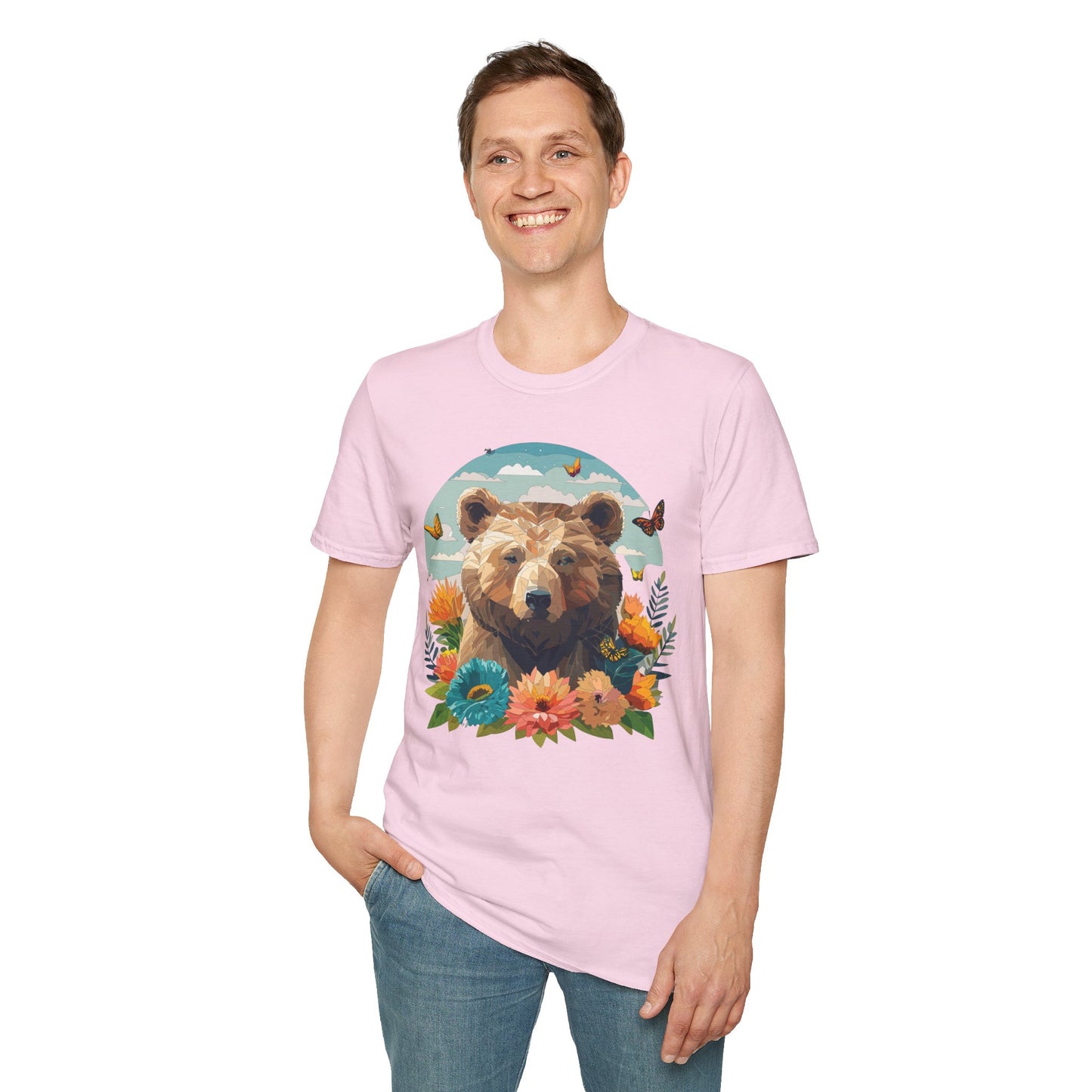 Bear T-Shirt, Teddy Bear T Shirt, Shirt with Bear, Shirt with Animal - 4