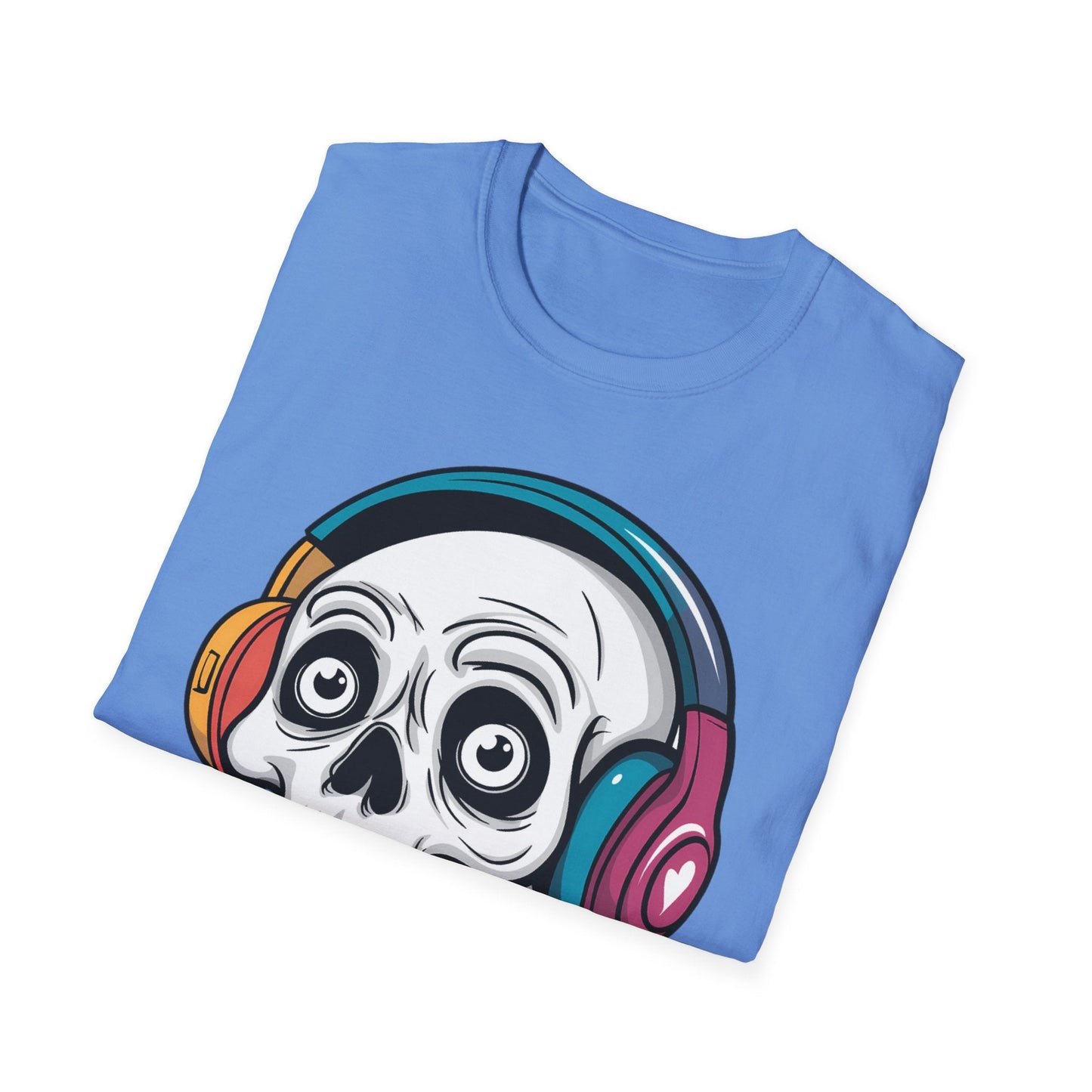 Skull Tee Shirt Unisex Skeleton Shirt With Skull Artwork Gildan Softstyle Cotton Tee