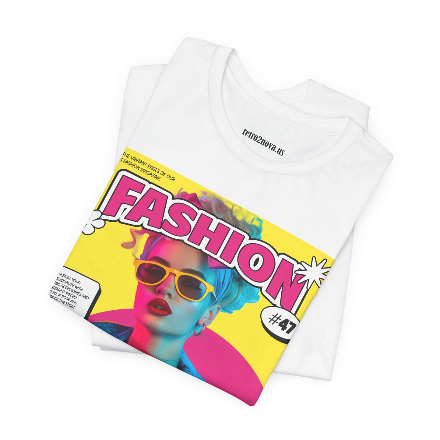 Magazine Cover Shirt Unisex Jersey Short Sleeve Tee Lightweight Breathable Fabric