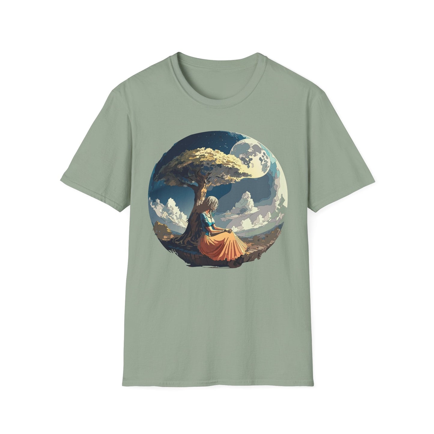 Unisex Graphic T Shirt Art Design Tee Softstyle 64000 Ring Spun Cotton Comfortable