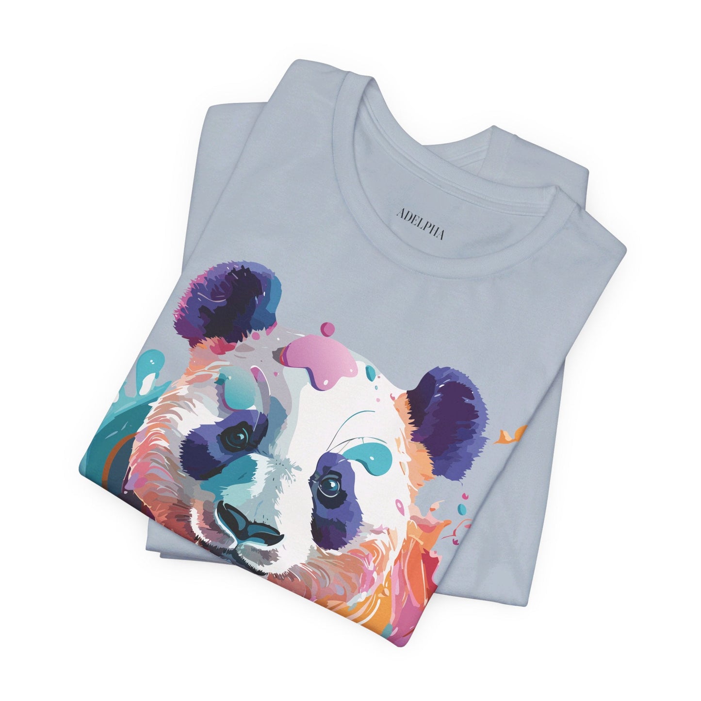 Panda Graphic Tee Unisex Vintage Inspired Art Design By Adelpha Premium Jersey Short Sleeve