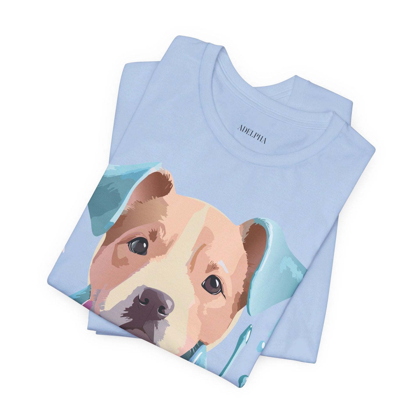 Dog Graphic T Shirt Unisex Jersey Short Sleeve Adelpha Vintage Art Tee Premium Comfort