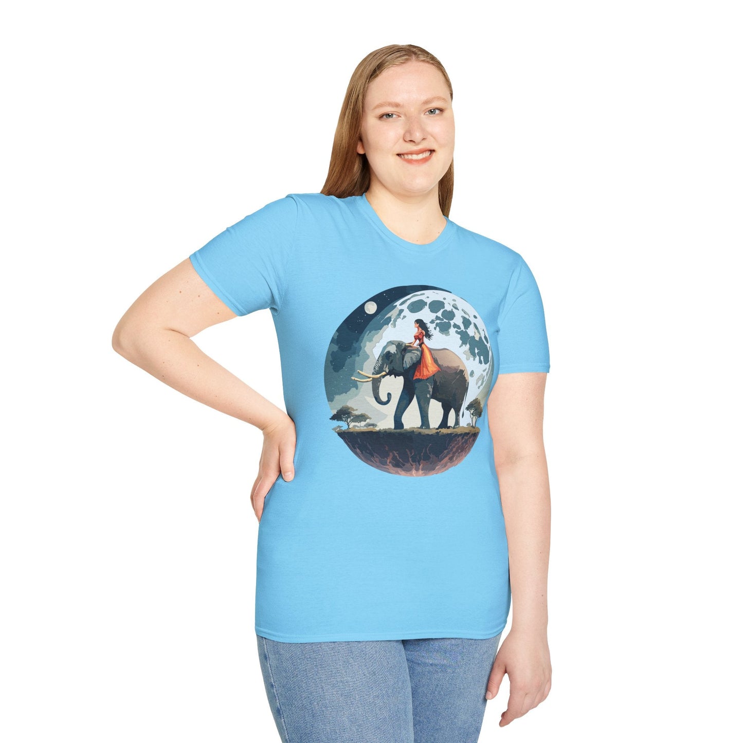 Womens Graphic T Shirt Art Design Tee SoftStyle Gildan 64000 100 Percent Ring Spun Cotton Comfort