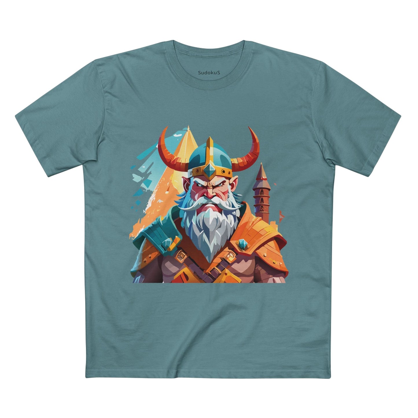 Viking Graphic Unisex 100 Cotton Staple Tee 12