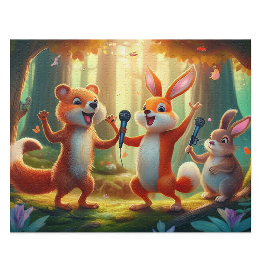 Funny Animals Puzzle 500-Chipboard Pieces in Box | Kids Puzzles Size: 16" x 20",  Ages 9+ and Family pn32