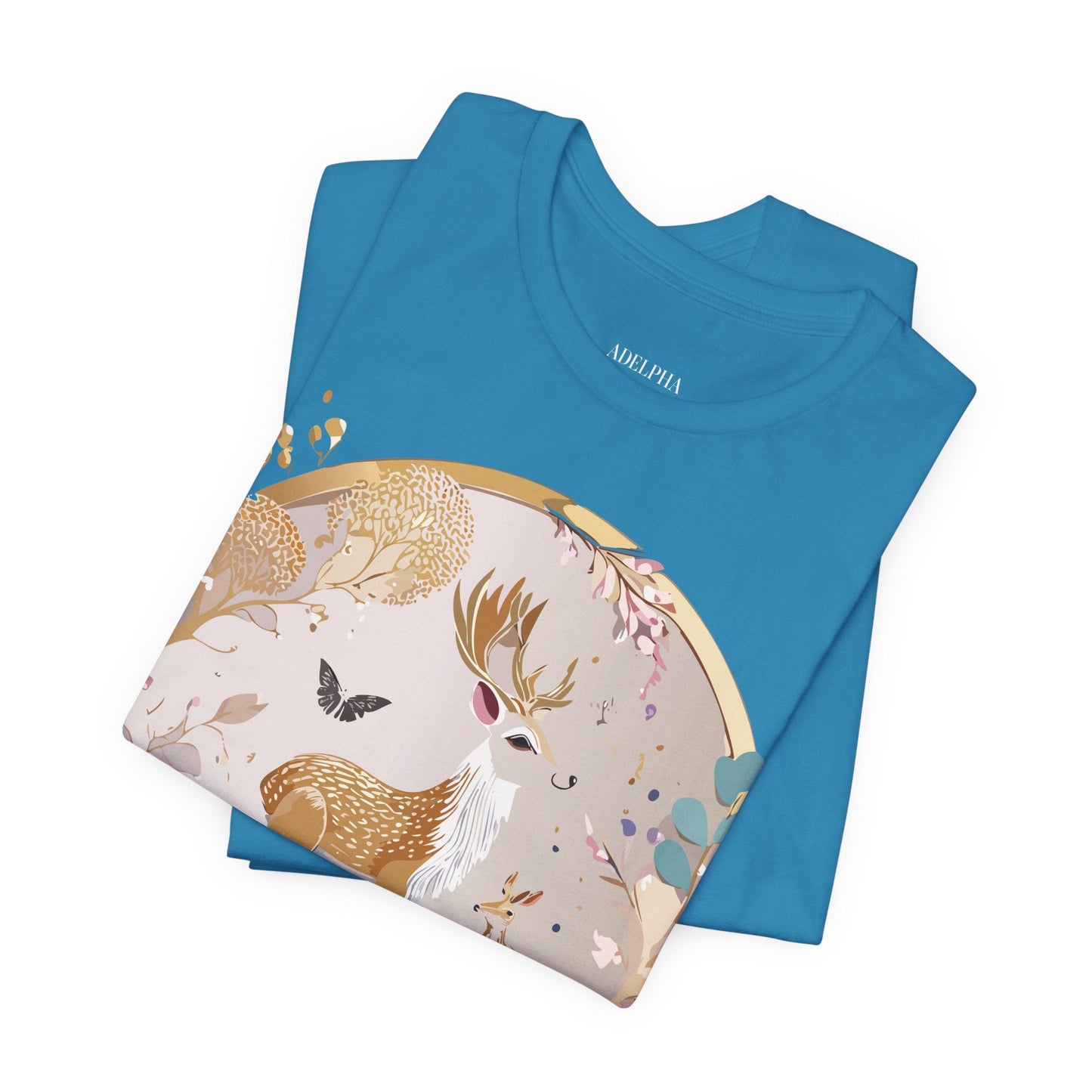 Medallion Graphic T Shirt Unisex Adelpha Vintage Inspired Artwork Short Sleeve Tee