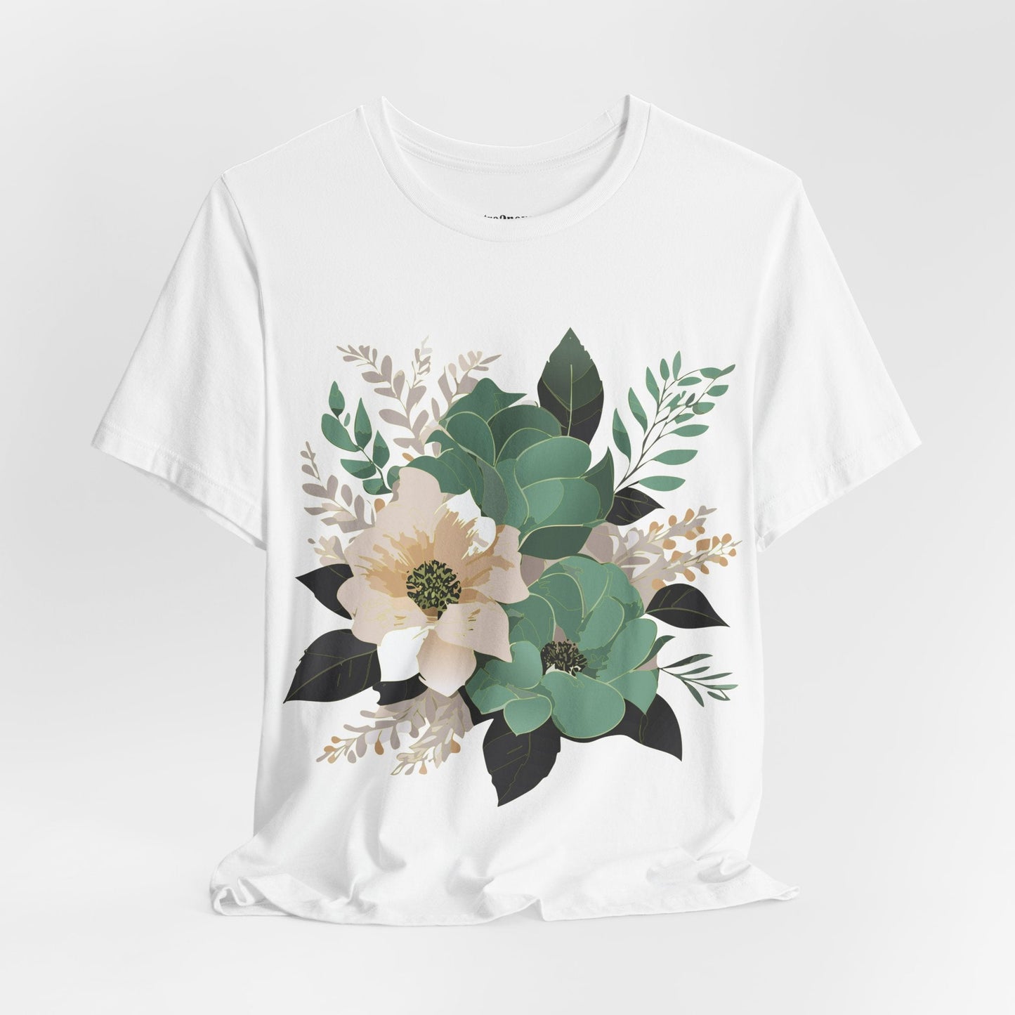 Flowers Shirt Floral Shirt Unisex Jersey Short Sleeve Tee From Flowers Collection Retro2Nova