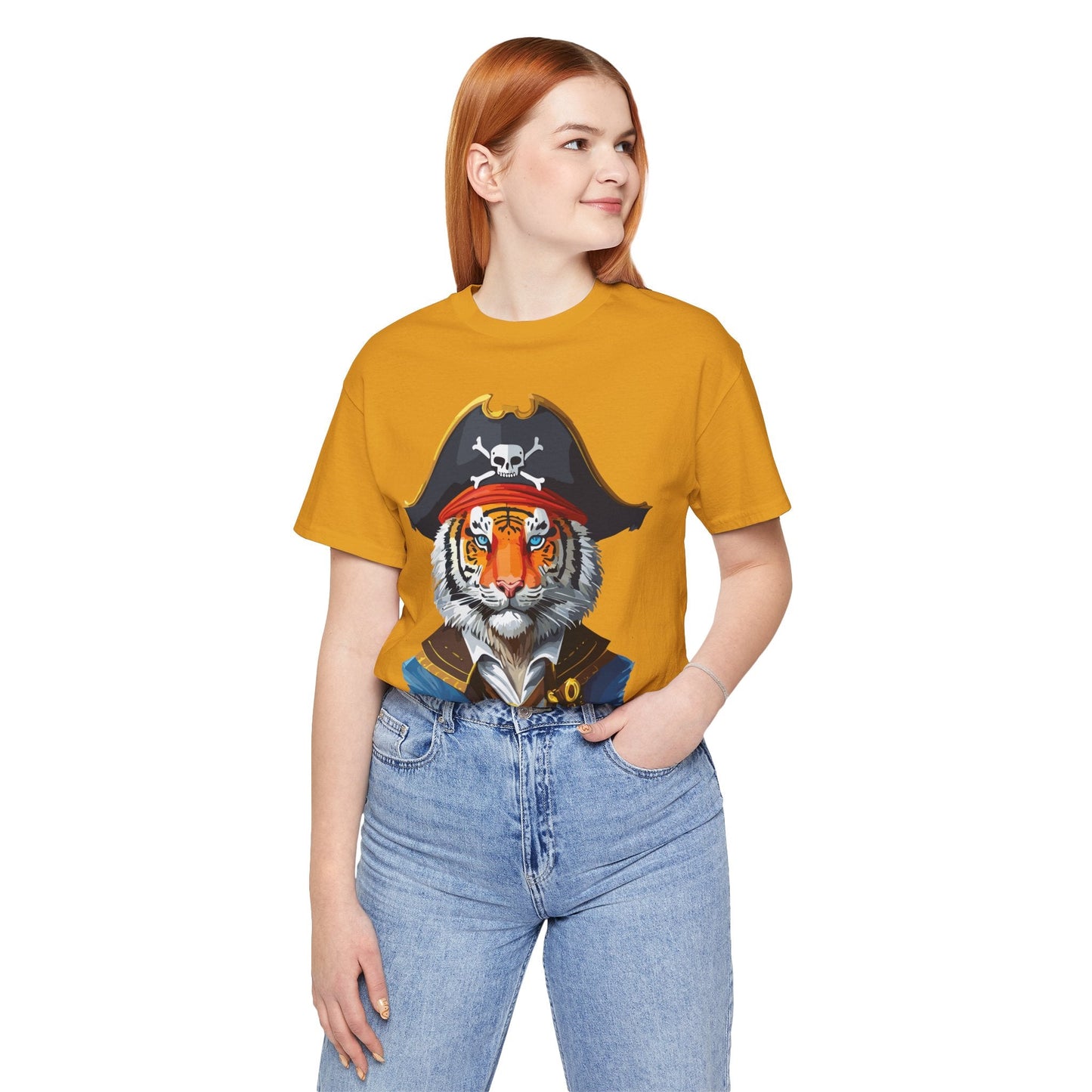 Unisex Animal Tee Shirt With Art Design Wild Animals Shirt Gildan Softstyle 64000
