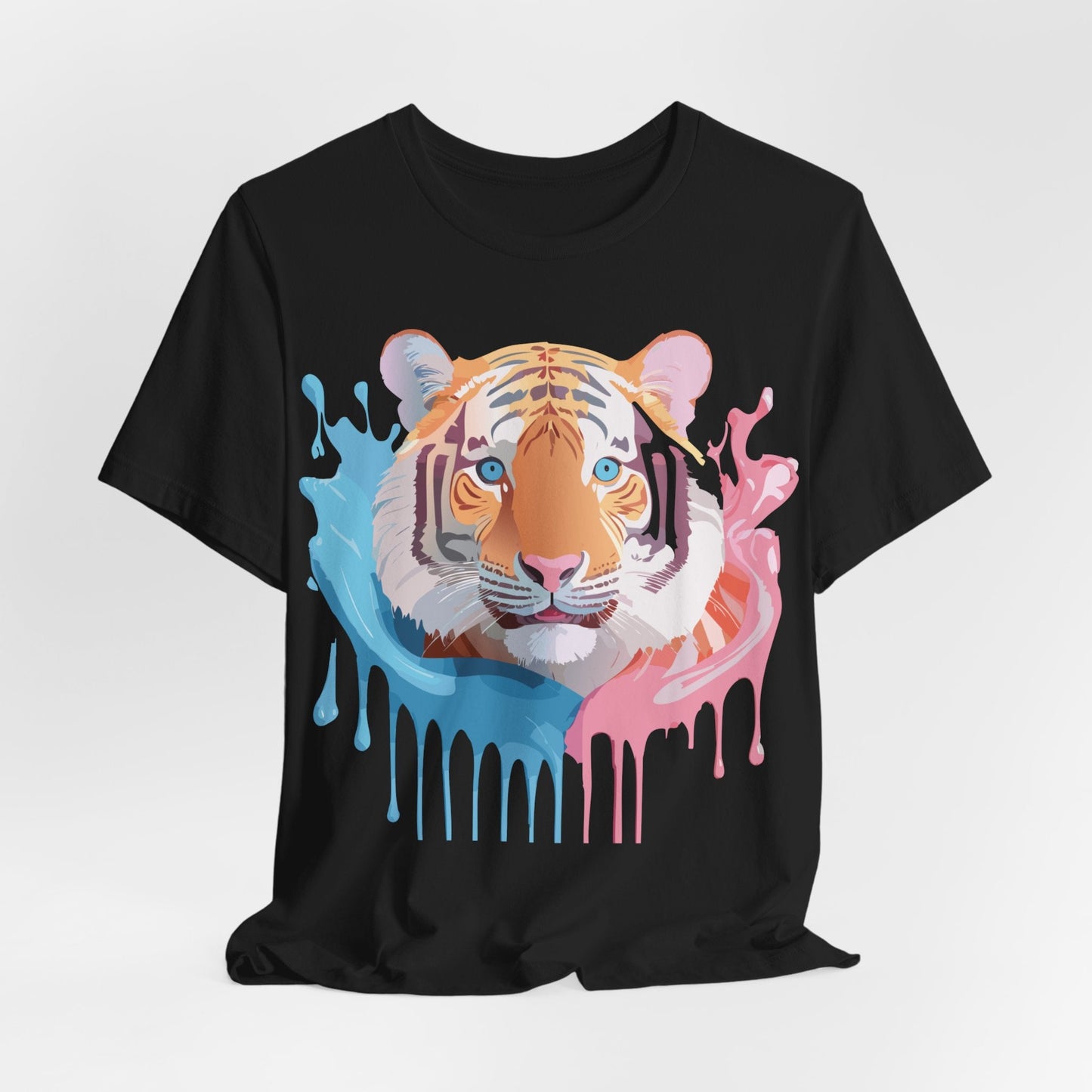 Adelpha Tiger Graphic Tee Premium Unisex Jersey Short Sleeve With Vintage Artwork
