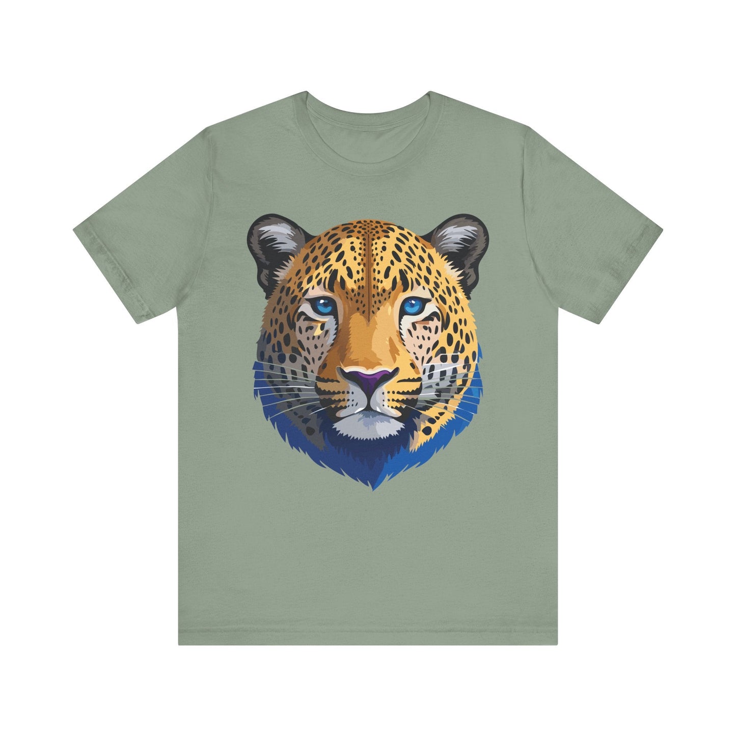 Unisex Animal Graphic Tee Shirt With Wildlife Art Design For Everyday Comfort Short Sleeve