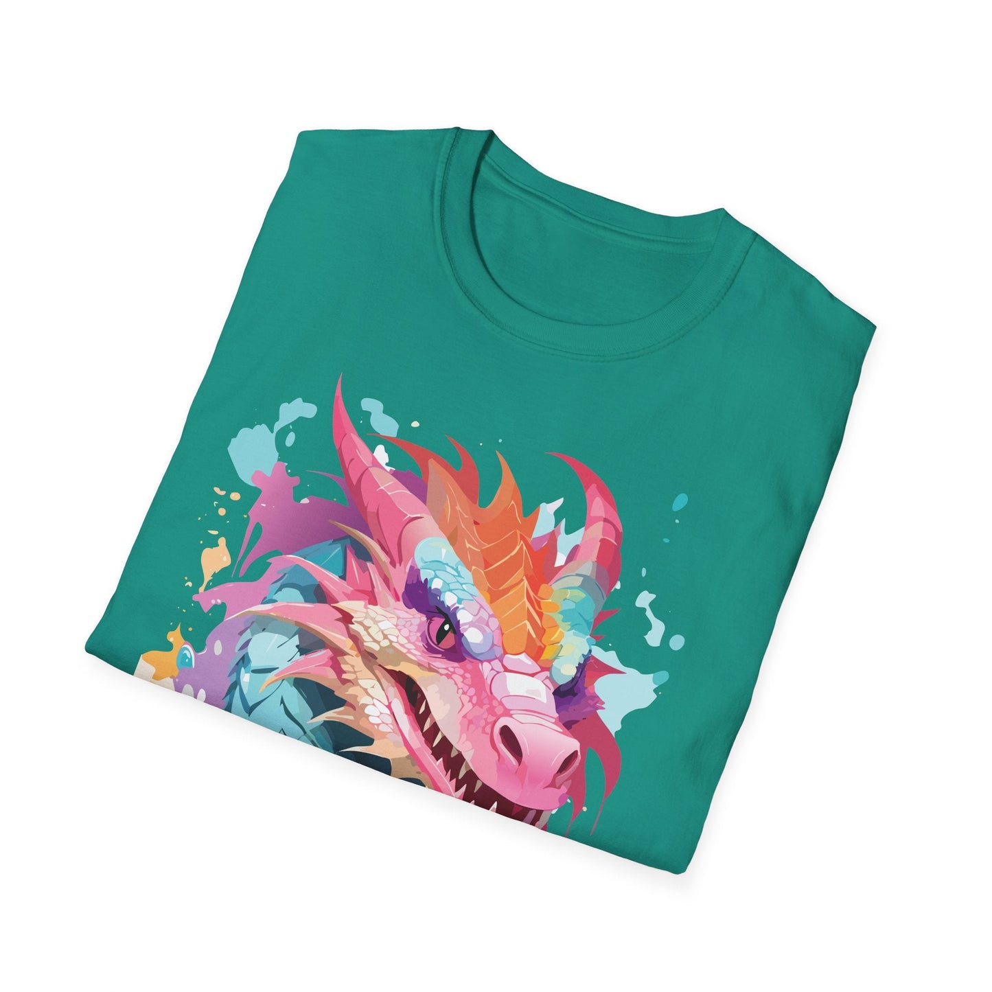 Dragon T Shirt Unisex Dragon Graphic Tee Softstyle 64000 Lightweight Comfort Durable Breathable
