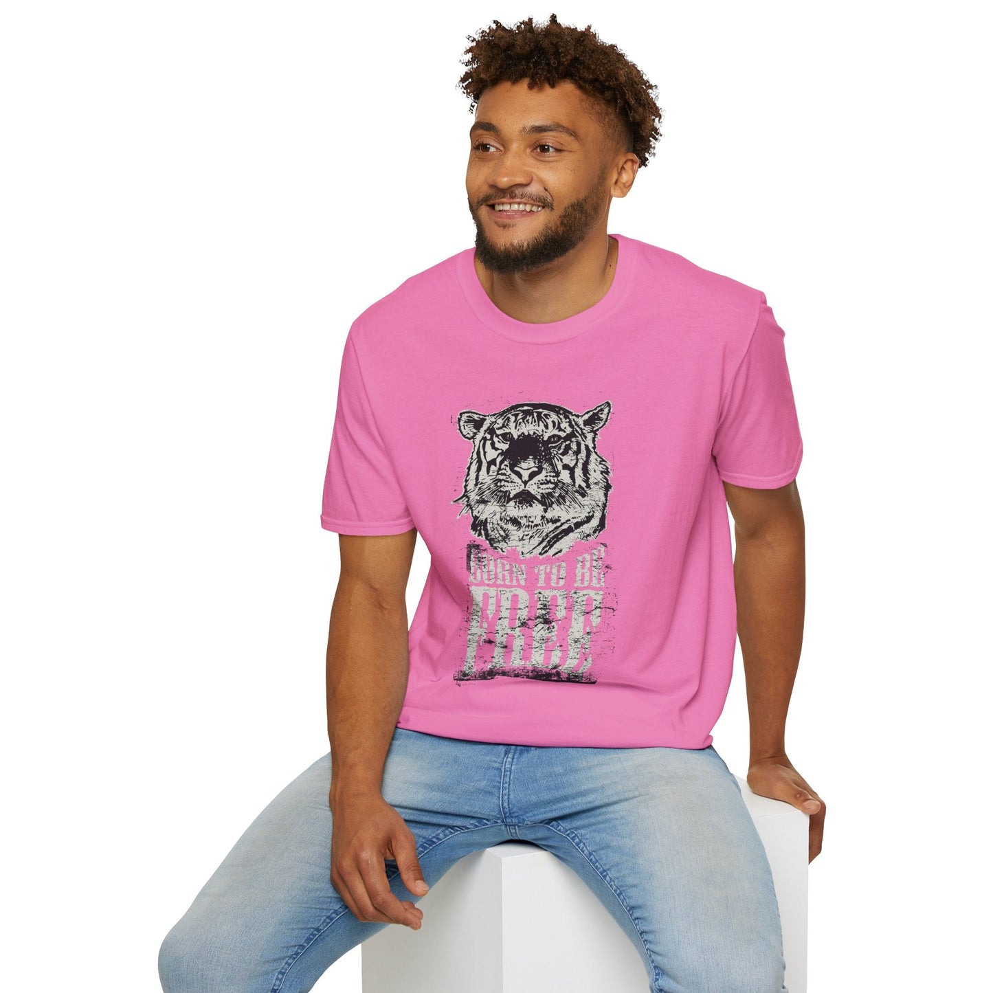 Art Design Shirt With Graphic Art Unisex Softstyle Tee 100 Percent Ring Spun Cotton
