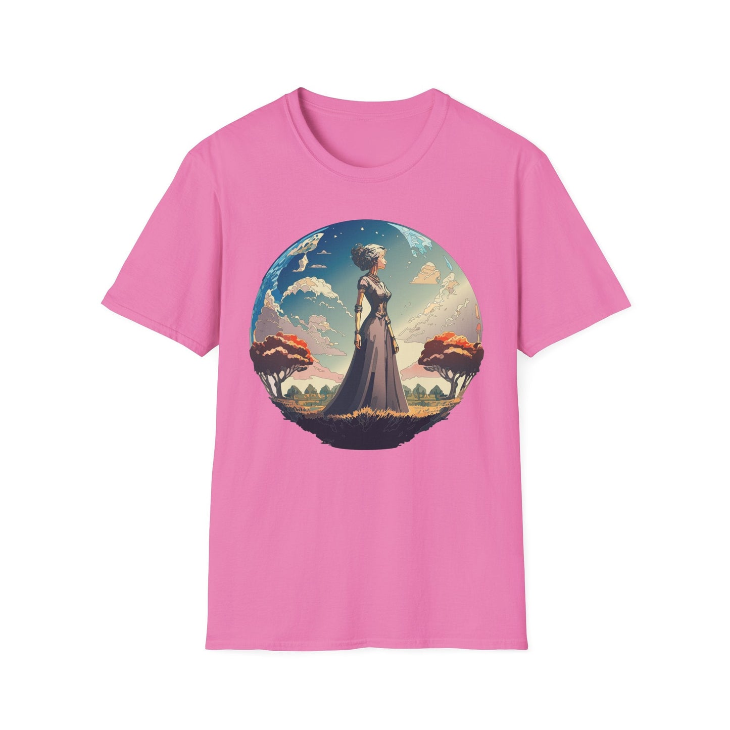 Womens Graphic T Shirt Art Design Tee Gildan Softstyle 64000 Unisex Cotton Short Sleeve