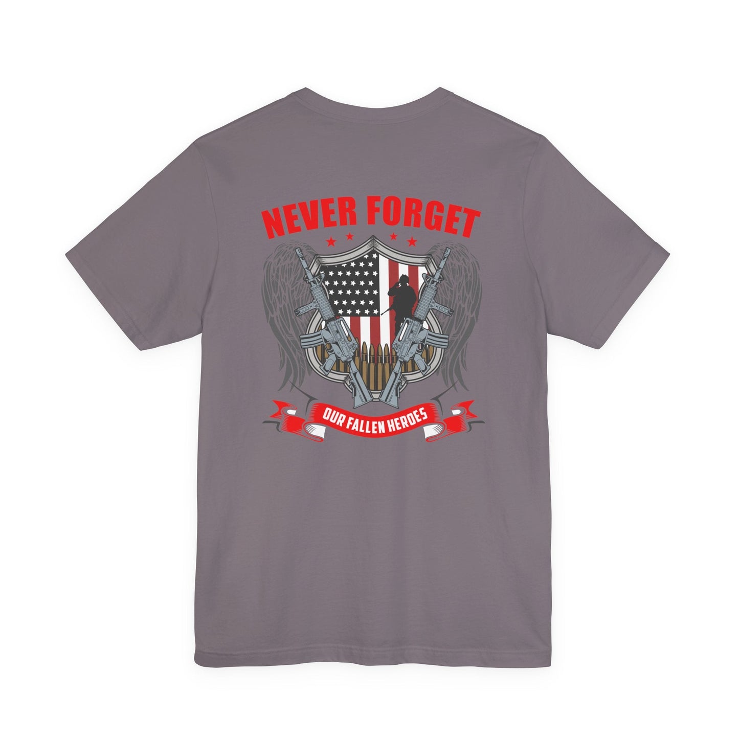 Army Veteran Patriotic Graphic Design Unisex Cotton T-Shirt v39