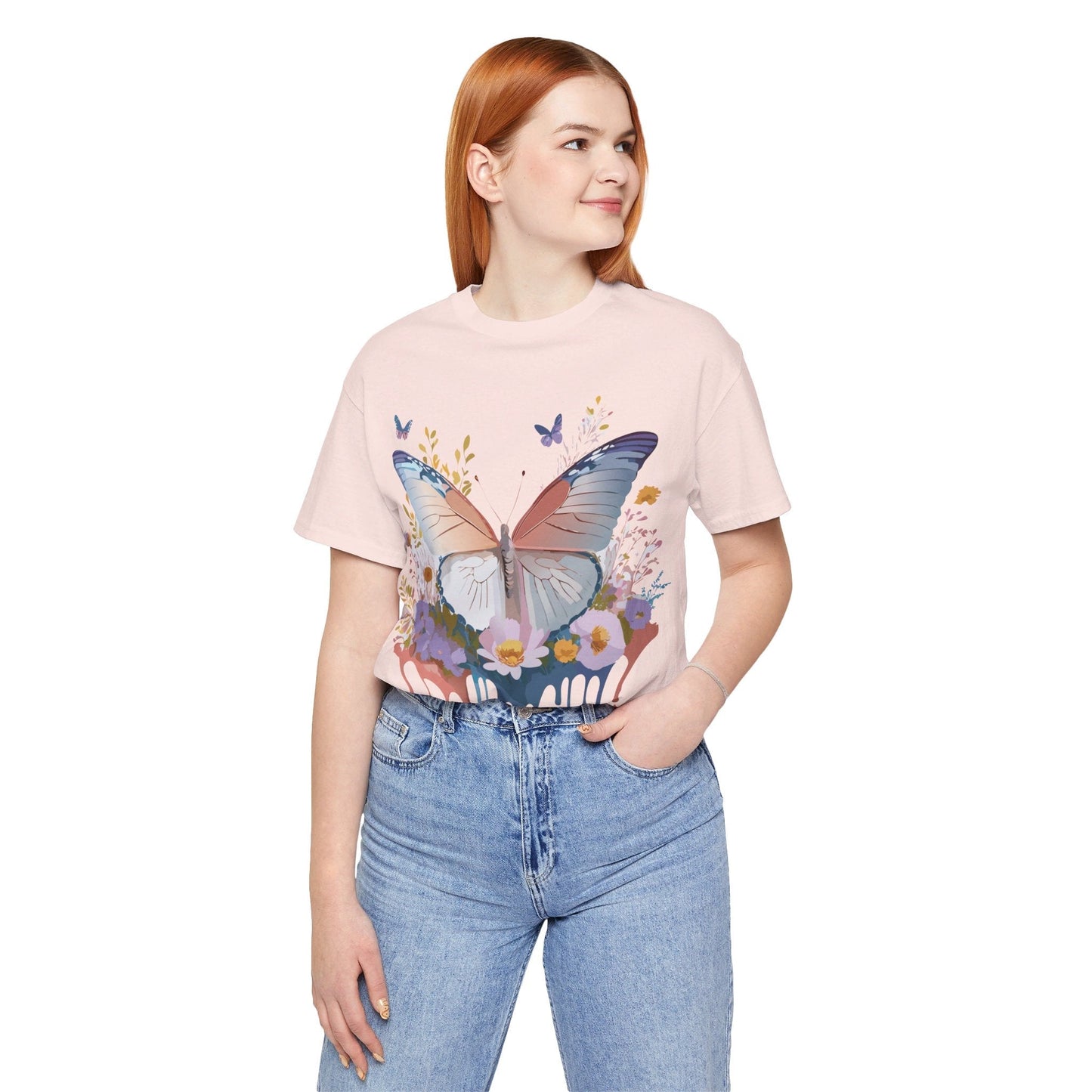 Butterfly Graphic Tee Unisex Vintage Art Design Adelpha Collection