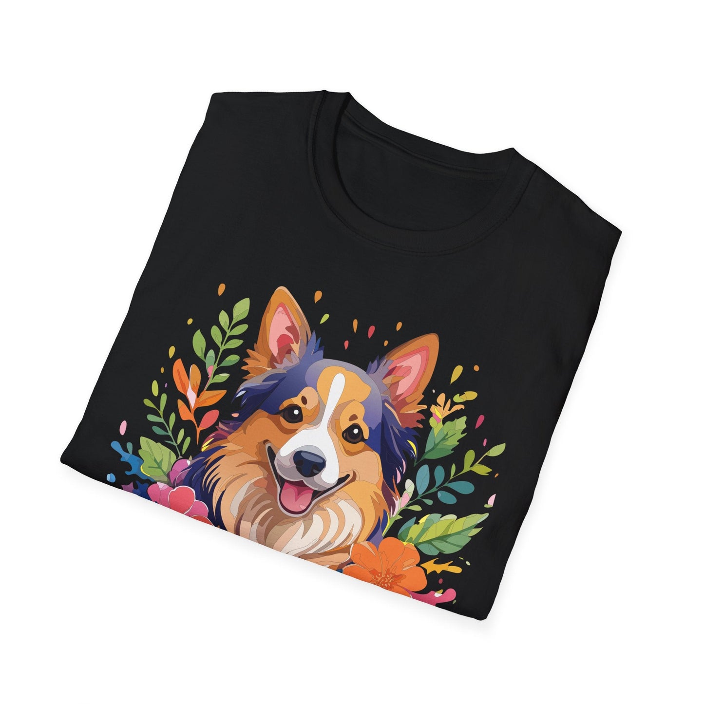 Dog Shirt Unisex Animal Tee Softstyle Gildan 64000 Cotton Tee
