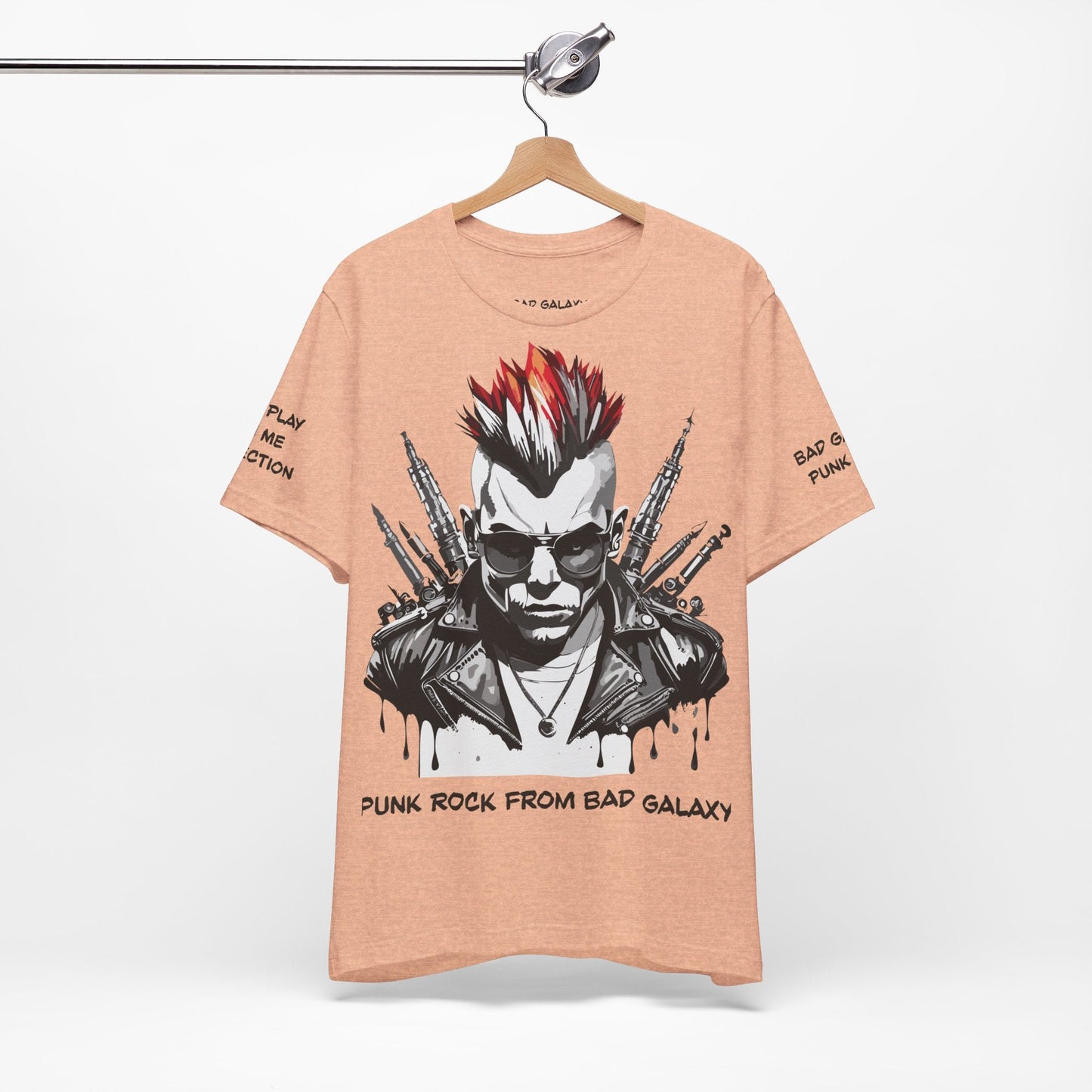 Punk Rock Tee Shirt Made To Order 100 Percent Cotton Lightweight Printed In USA Free Shipping