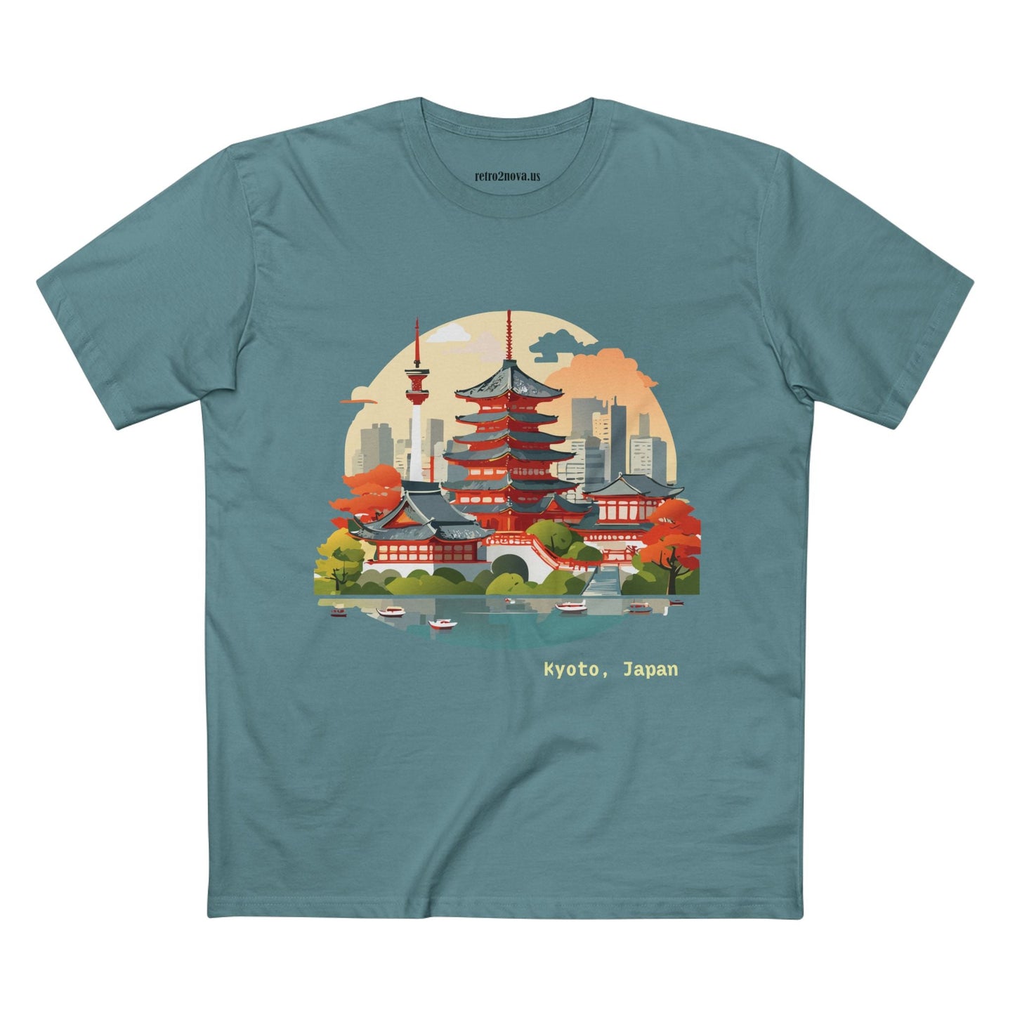 Travel Shirt Japan Tourist Shirt Unisex Premium Cotton Tee With Original Art Design Retro2Nova