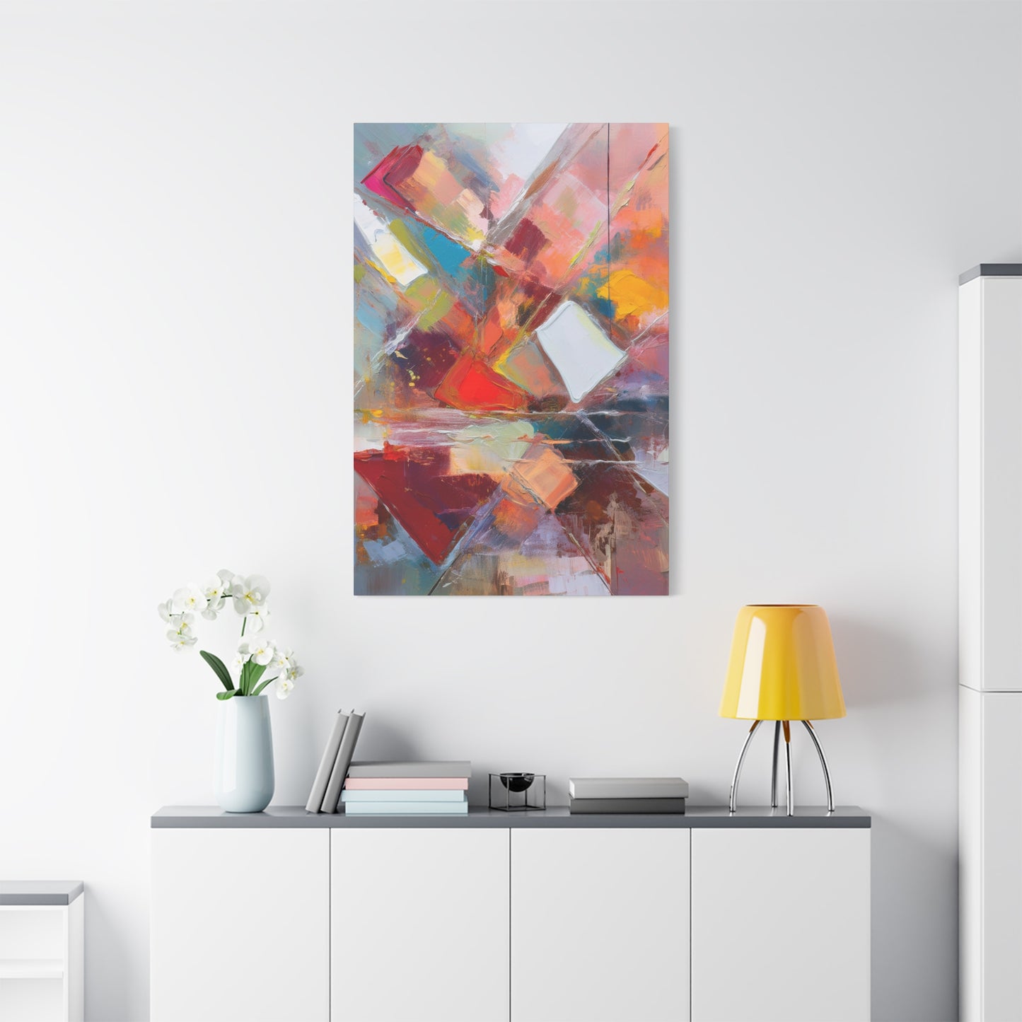 Abstract Oil Painting Print Canvas 20x24,20x30,24x30 24x32,24x36,30x40 32x48,36x48,40x60 Pine-Wood Inner Frame ABS-180