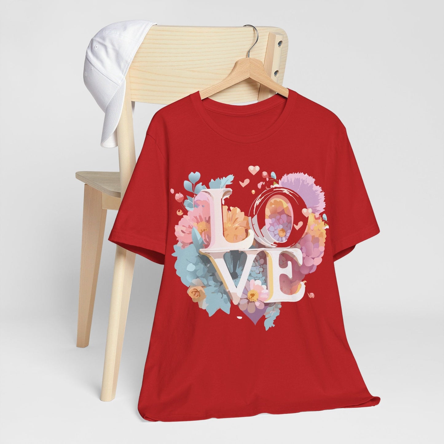 Valentine Graphic Tee Unisex Jersey Short Sleeve Art Design By Adelpha Vintage Artwork