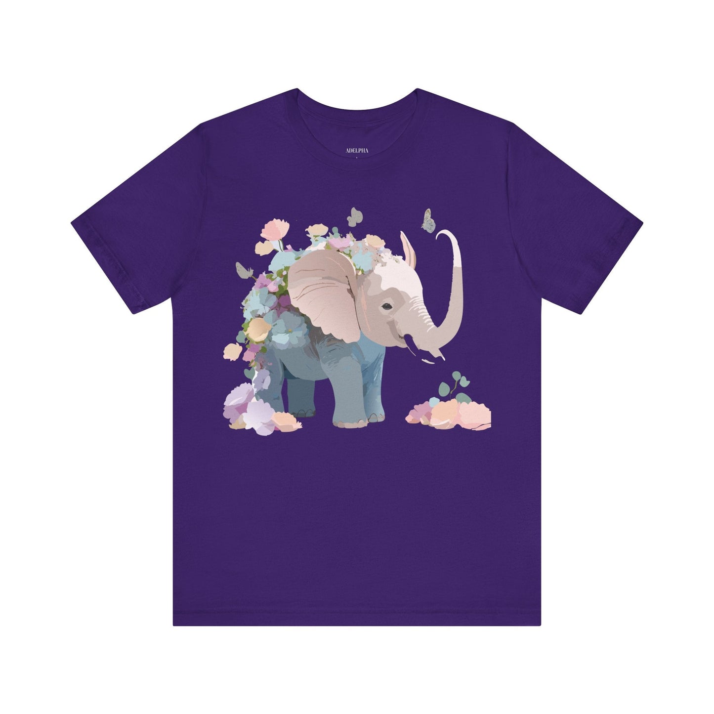 Elephant Graphic Tee Unisex Vintage Inspired Artwork Premium Adelpha Jersey Short Sleeve
