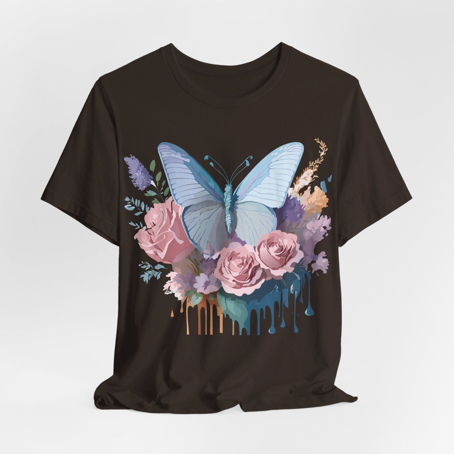 Butterfly Graphic Tee Unisex Jersey Short Sleeve Adelpha Vintage Art Design