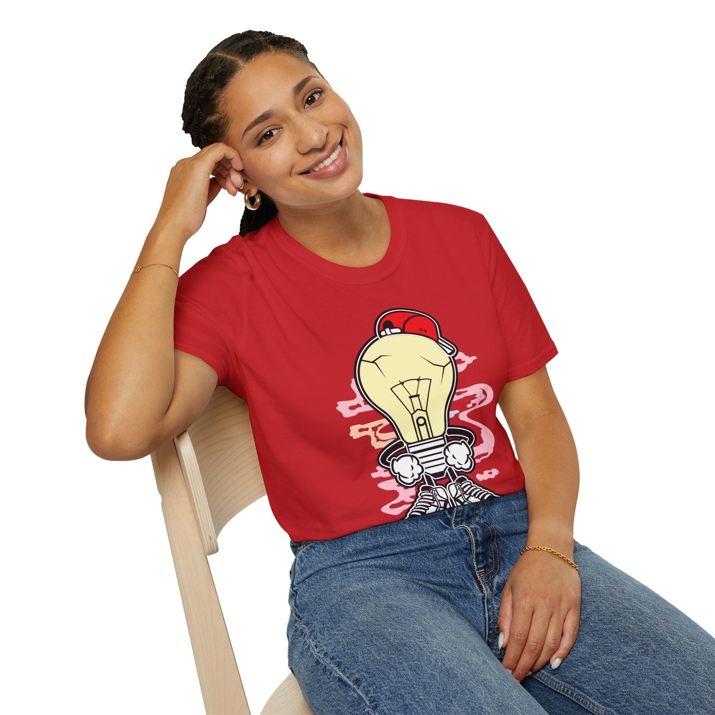 Cartoon T Shirt Animation Tee Funny Graphic Unisex Gildan Softstyle 64000 Cotton Tee