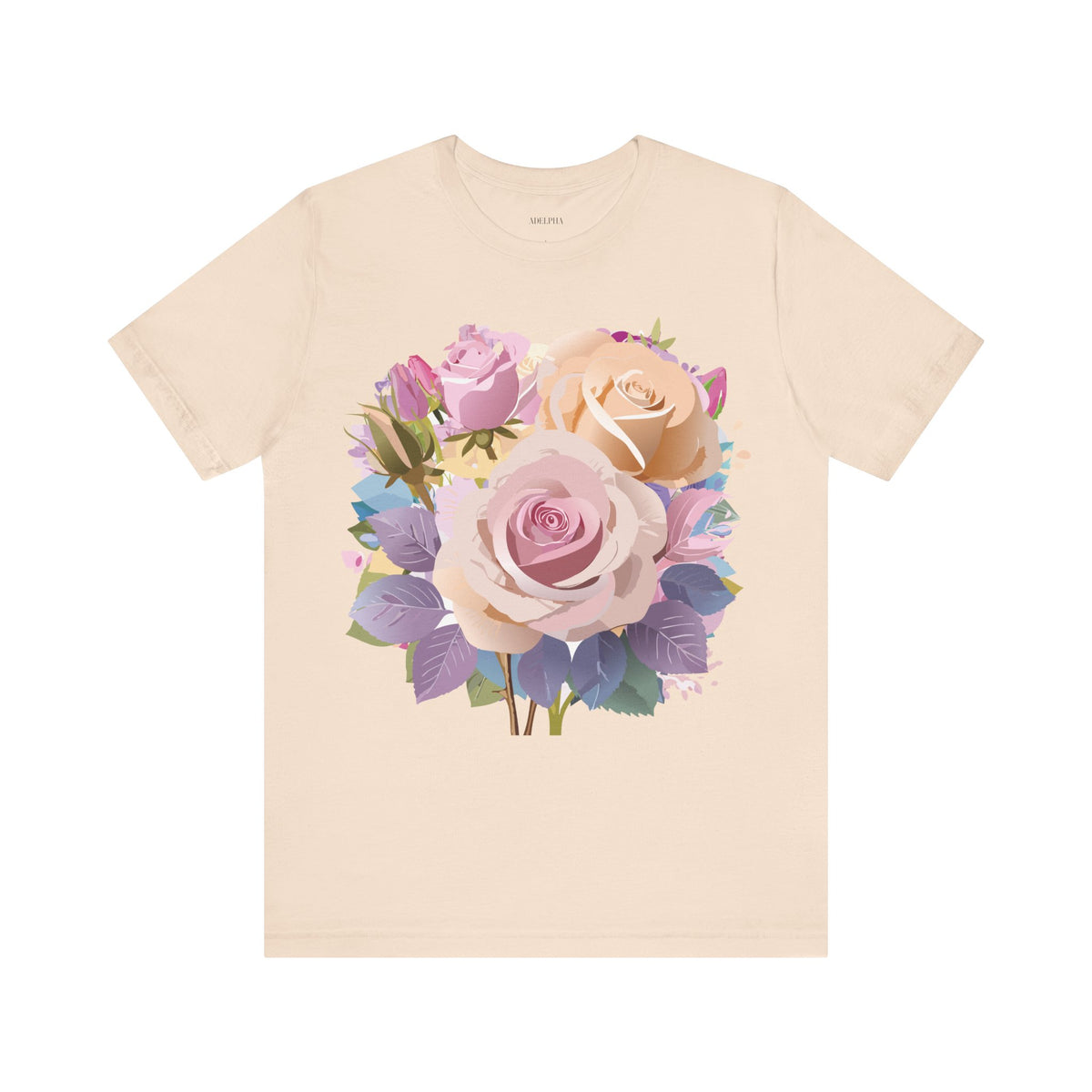 Floral Graphic Tee Shirt - Bella+Canvas Unisex 100 Cotton 28