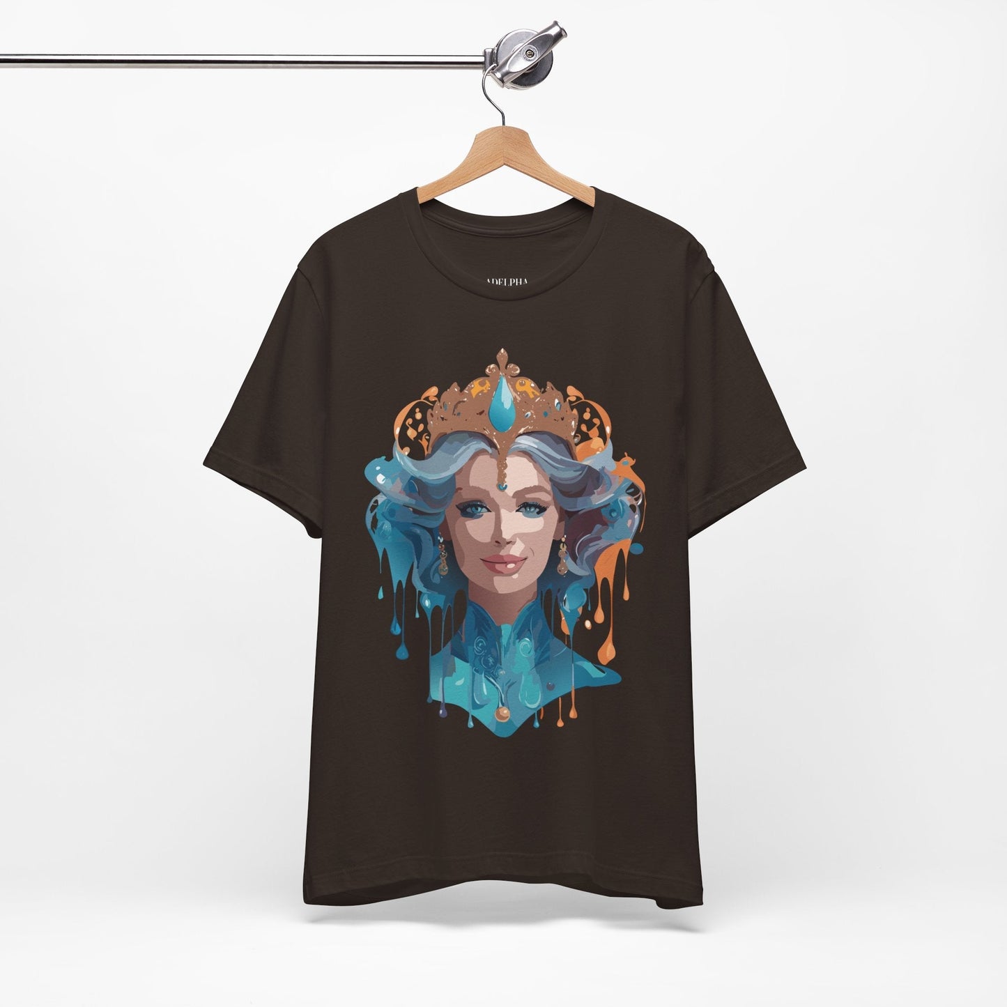 Queen Graphic Tee Unisex Adelpha Vintage Artwork Short Sleeve Premium Casual Wear