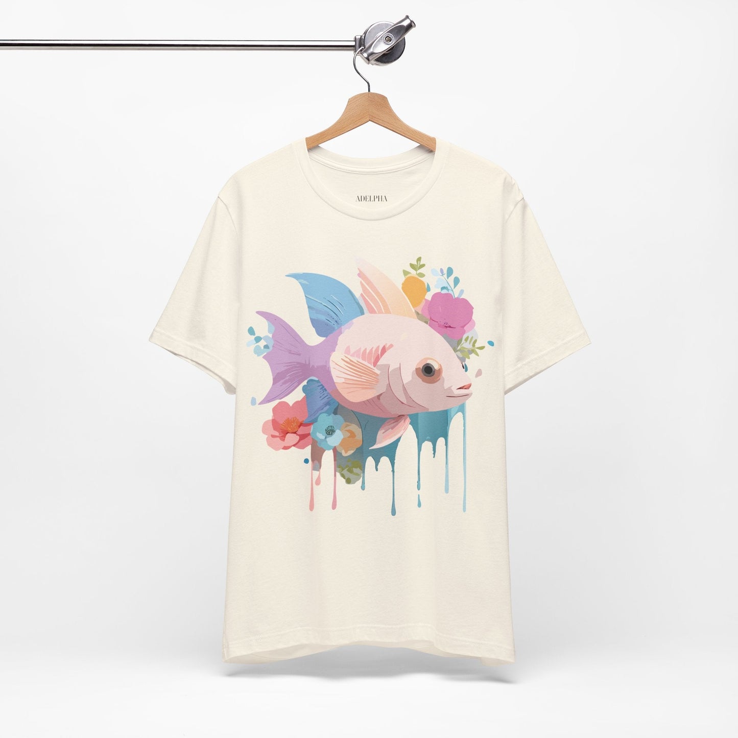 Adelpha Graphic Unisex Tee With Vintage Inspired Artwork Short Sleeve Premium Quality Cotton