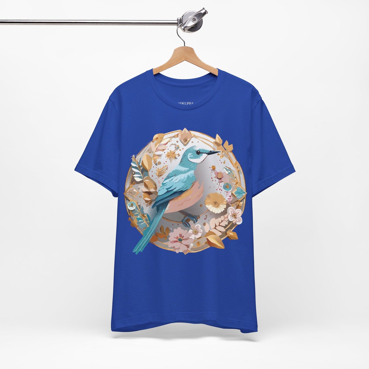 Adelpha Graphic T Shirt Unisex Jersey Short Sleeve Medallion Artwork Vintage Inspired Tee