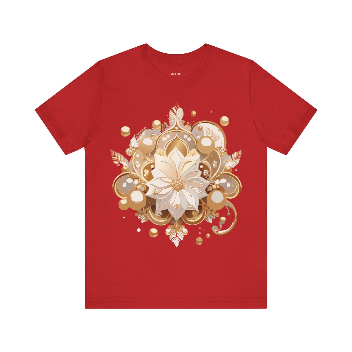 Jewelry Graphic Unisex Cotton Bella+Canvas Tee with Art Design n125