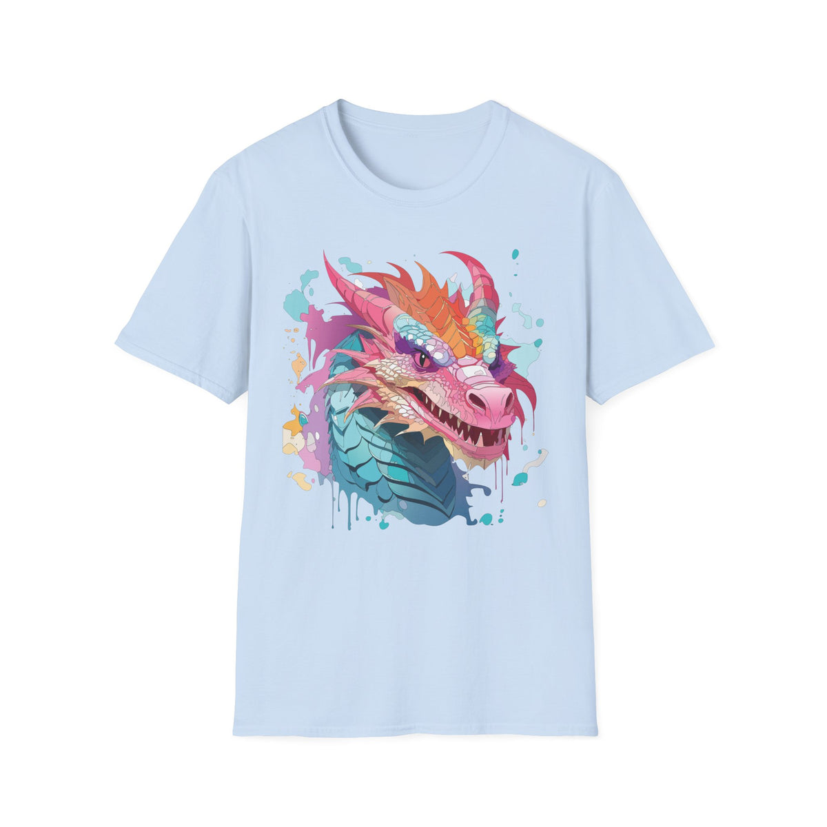 Dragon Graphic Tee Gildan Unisex 100 Cotton Tee Shirt with Animals Design h17