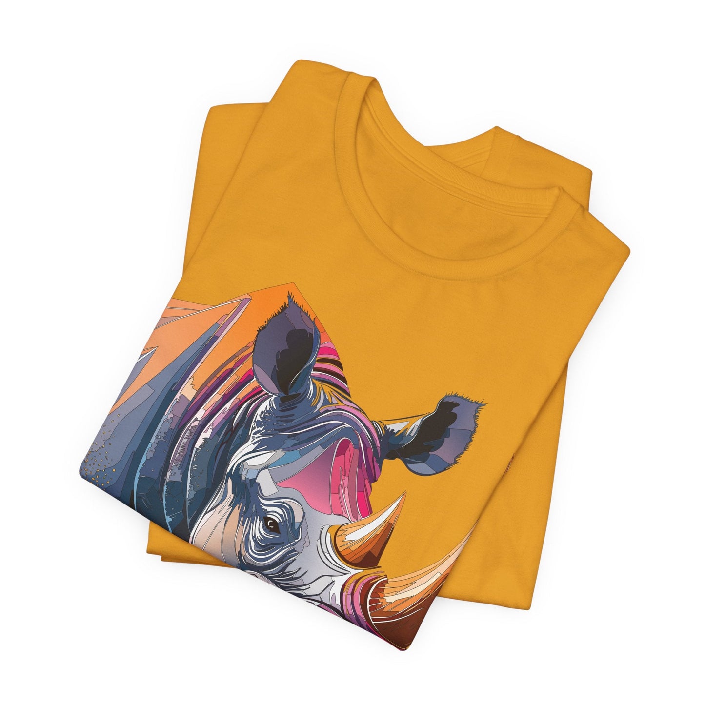 Unisex Animal Print Tee Shirt Featuring Wild Animals Art Design For Everyday Wear