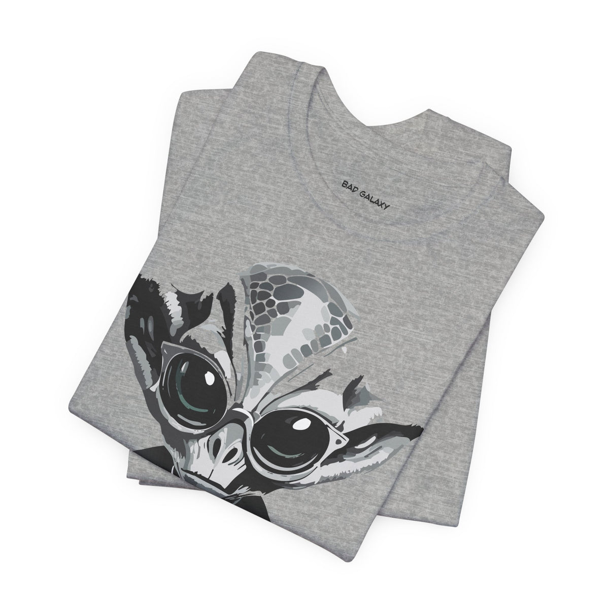 Alien Graphic Unisex Cotton Bella+Canvas Tee with Art Design b66