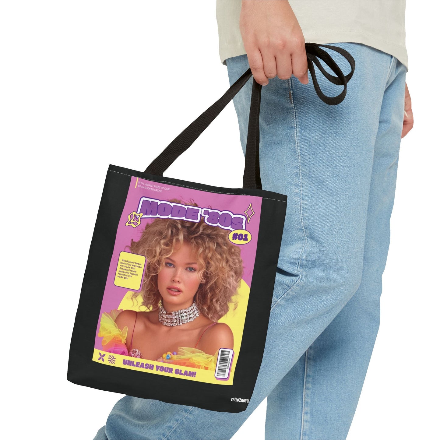 Retro2Nova Canvas Tote Bag Magazine Cover Durable Everyday Use Free Shipping Included