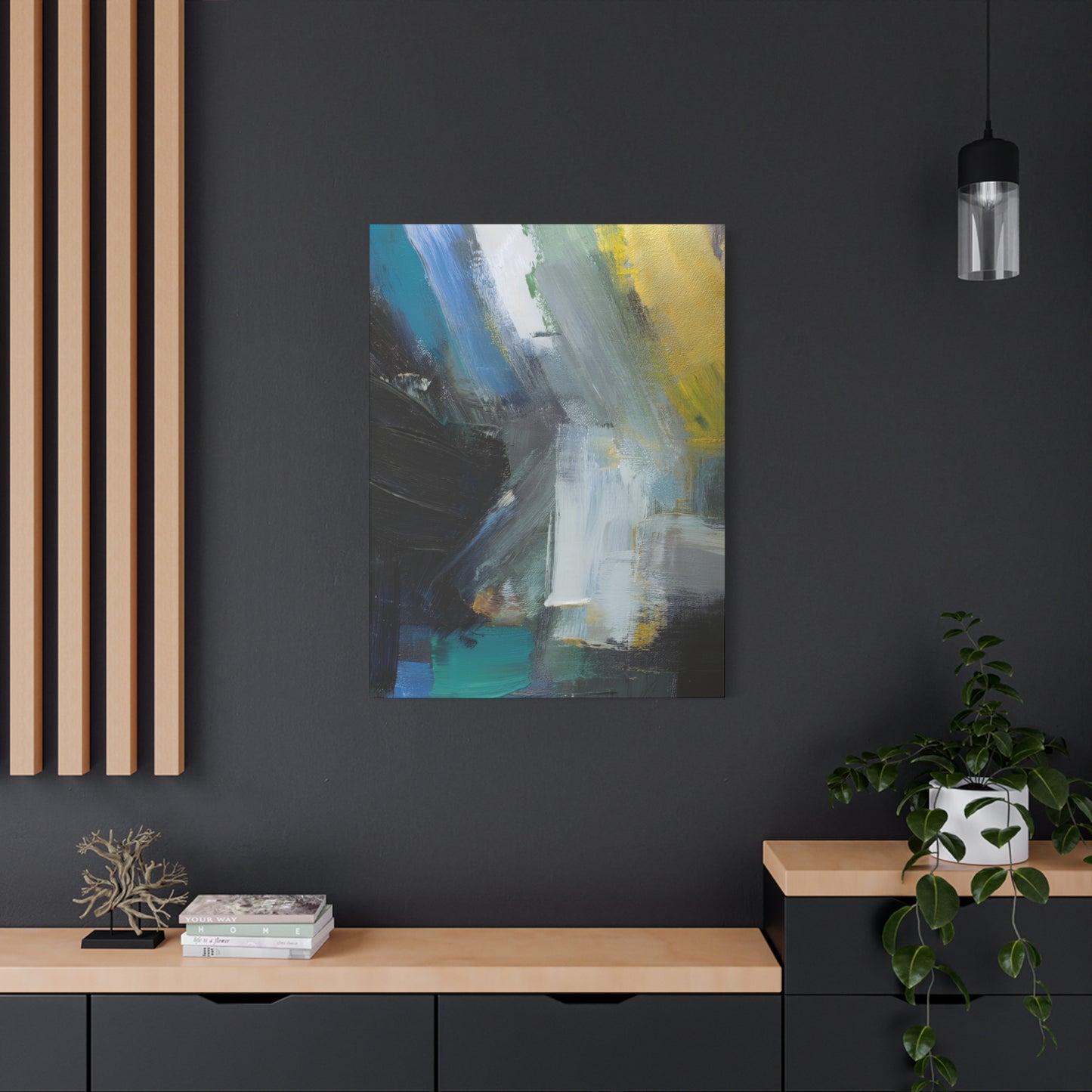 Abstract Oil Painting Print Canvas 20x24,20x30,24x30 24x32,24x36,30x40 32x48,36x48,40x60 Pine-Wood Inner Frame ABS-81