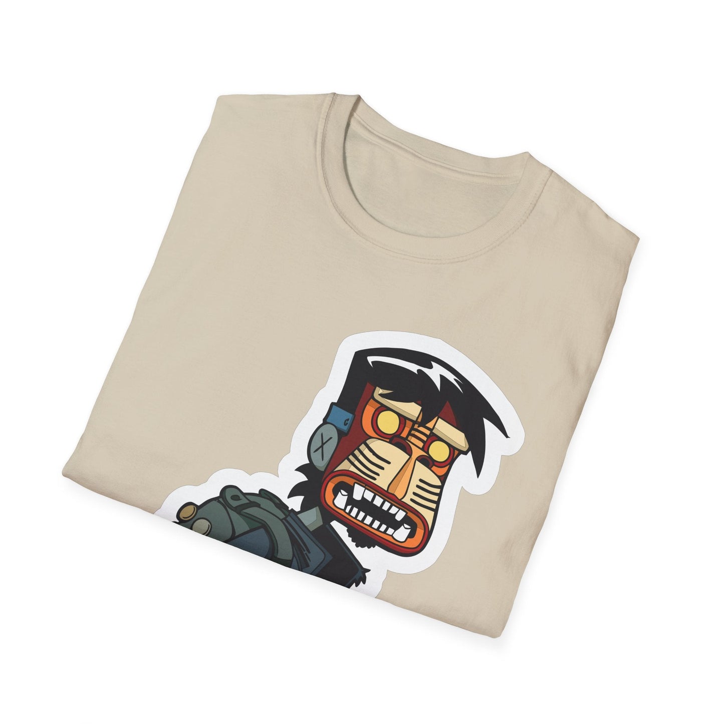 Cartoon T Shirt Animation T Shirt Funny Tee Shirt Unisex Short Sleeve Softstyle Cotton Tee 64000