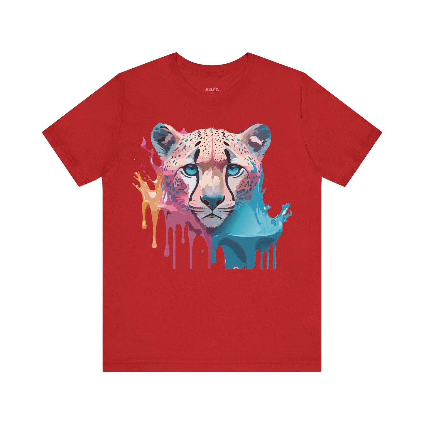 Cheetah Graphic Unisex 100 Cotton Artwork Tee 12