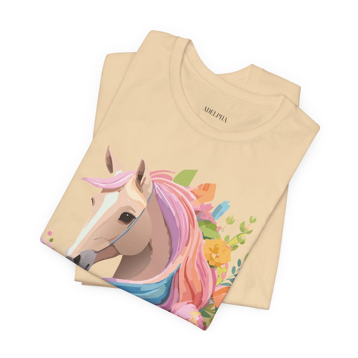 Horse Graphic Unisex 100 Cotton Vintage Animal Art T-Shirt 2