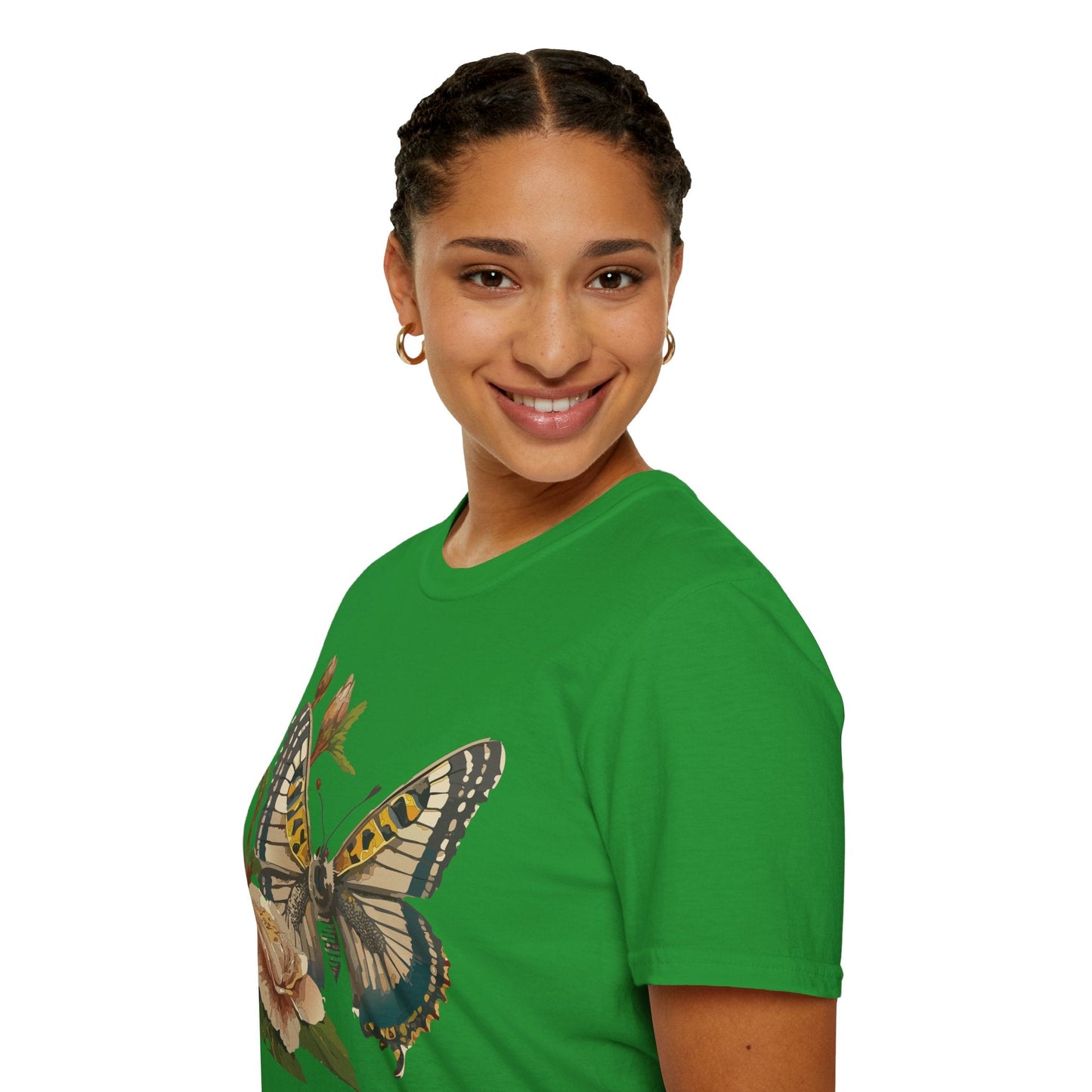Butterfly Shirt Unisex T Shirt Monarch Butterfly Gildan Softstyle 64000 Cotton Tee