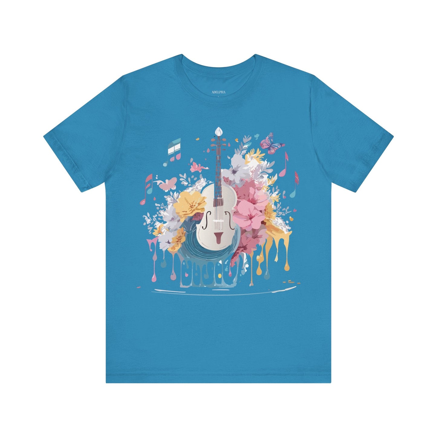 Adelpha Graphic T Shirt Unisex Short Sleeve Jersey Tee With Vintage Inspired Artwork