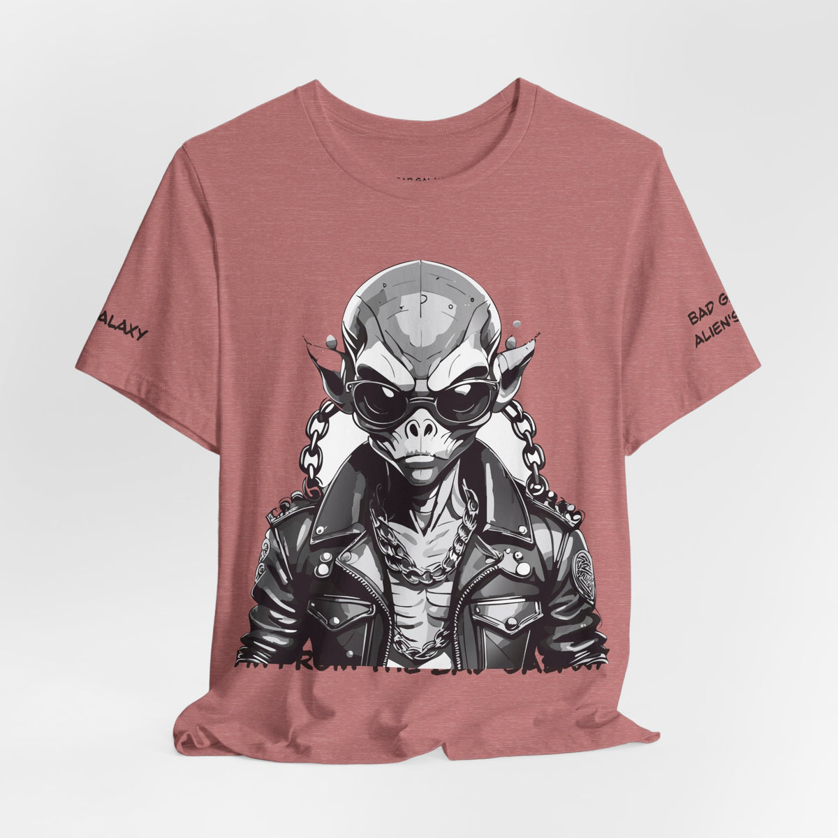 Alien Graphic Unisex Cotton Bella+Canvas Tee with Art Design b52
