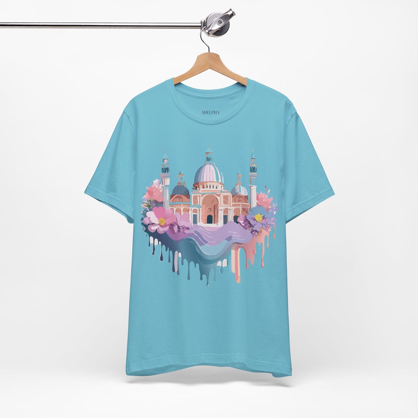 Venice Tourist Graphic Tee Unisex Jersey Short Sleeve Art Shirt By Adelpha Vintage Style